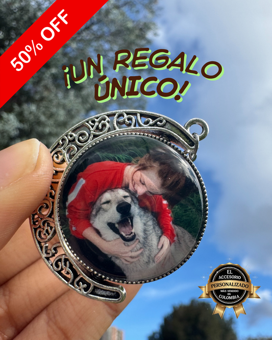 Lunaria™ | Llavero giratorio personalizado